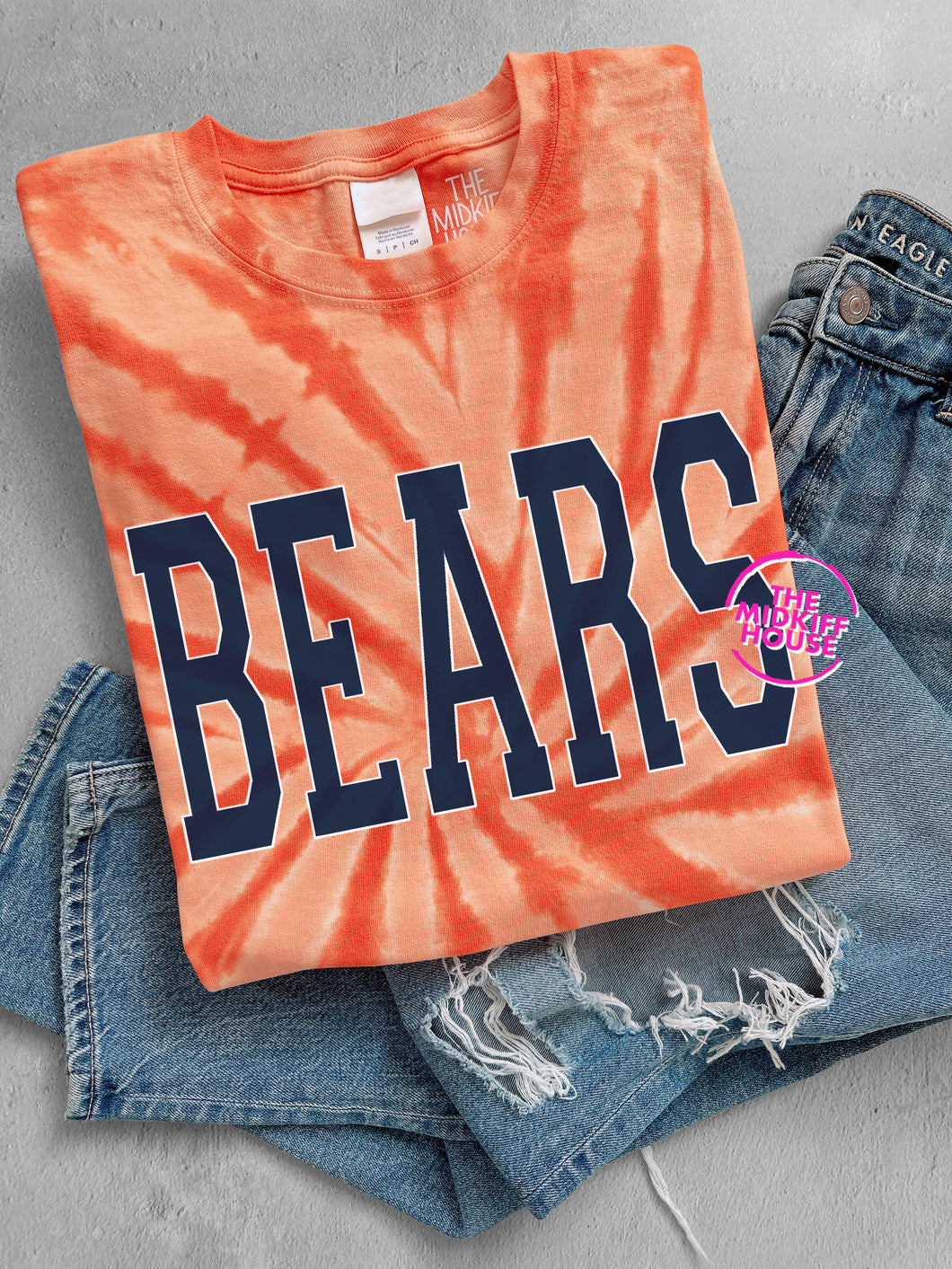 BEARS VARSITY TIE-DYE TEE
