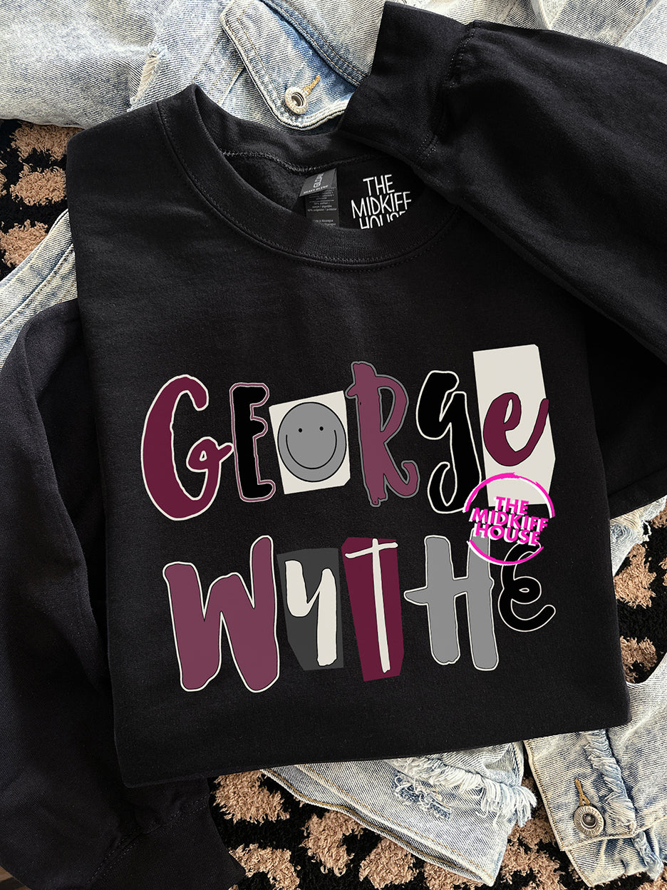 GEORGE WYTHE HAPPY CUT-OUTS CREWNECK