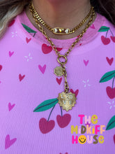 Load image into Gallery viewer, HEART TO HEART CHAIN NECKLACE
