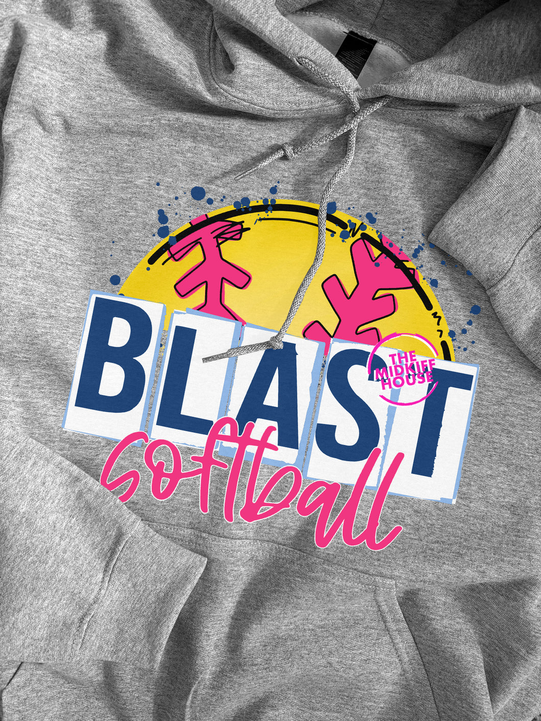 BLAST SOFTBALL SKETCH HOODIE