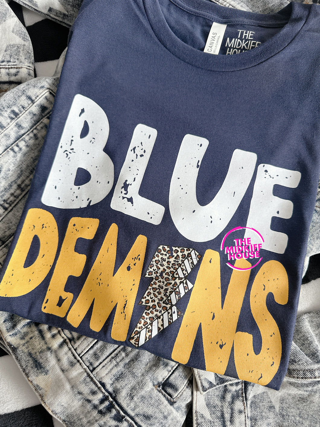BLUE DEMONS LIGHTNING TEE