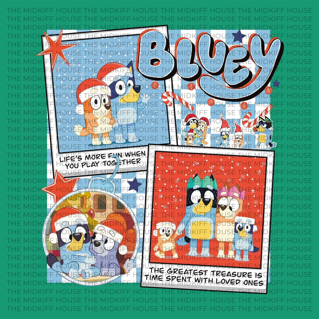 BLUE DOG FAMILY HOLIDAY