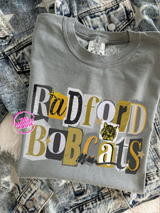BOBCATS SCRAPBOOK TEE