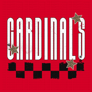 CARDINALS TRENDY CHECKERBOARD