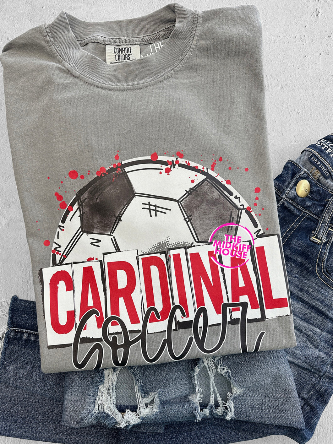 CARDINAL SOCCER SKETCH TEE