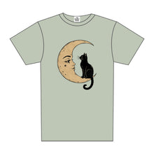 Load image into Gallery viewer, CAT AND MOON TEE
