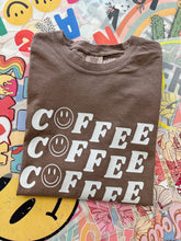 Load image into Gallery viewer, COFFEE COFFEE COFFEE TEE

