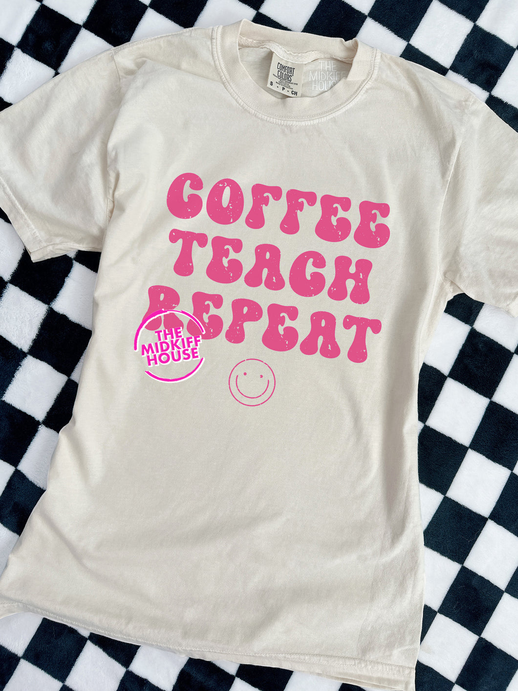 COFFEE TEACH REPEAT TEE