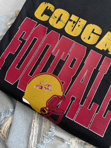 COUGAR FOOTBALL BOLD TEE