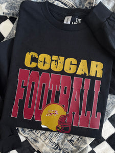 COUGAR FOOTBALL BOLD LONG SLV