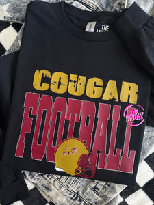 COUGAR FOOTBALL BOLD LONG SLV