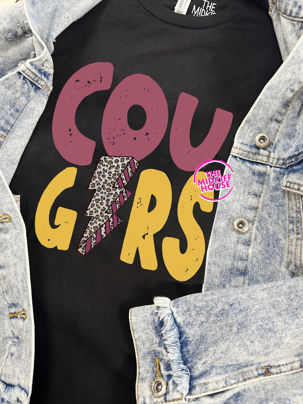 SALE! COUGARS LIGHTNING TEE