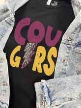 Load image into Gallery viewer, COUGARS LIGHTNING TEE
