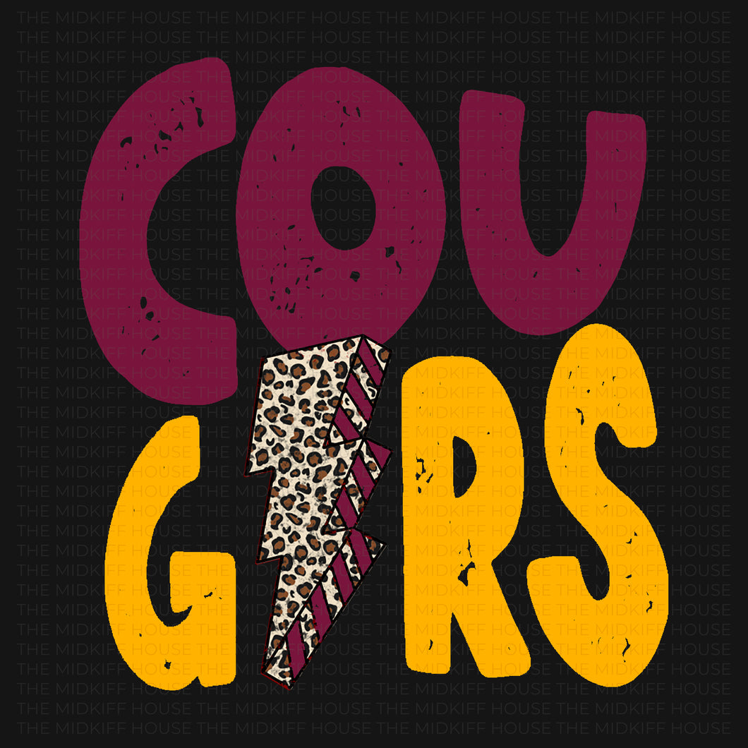 COUGARS LIGHTNING TEE