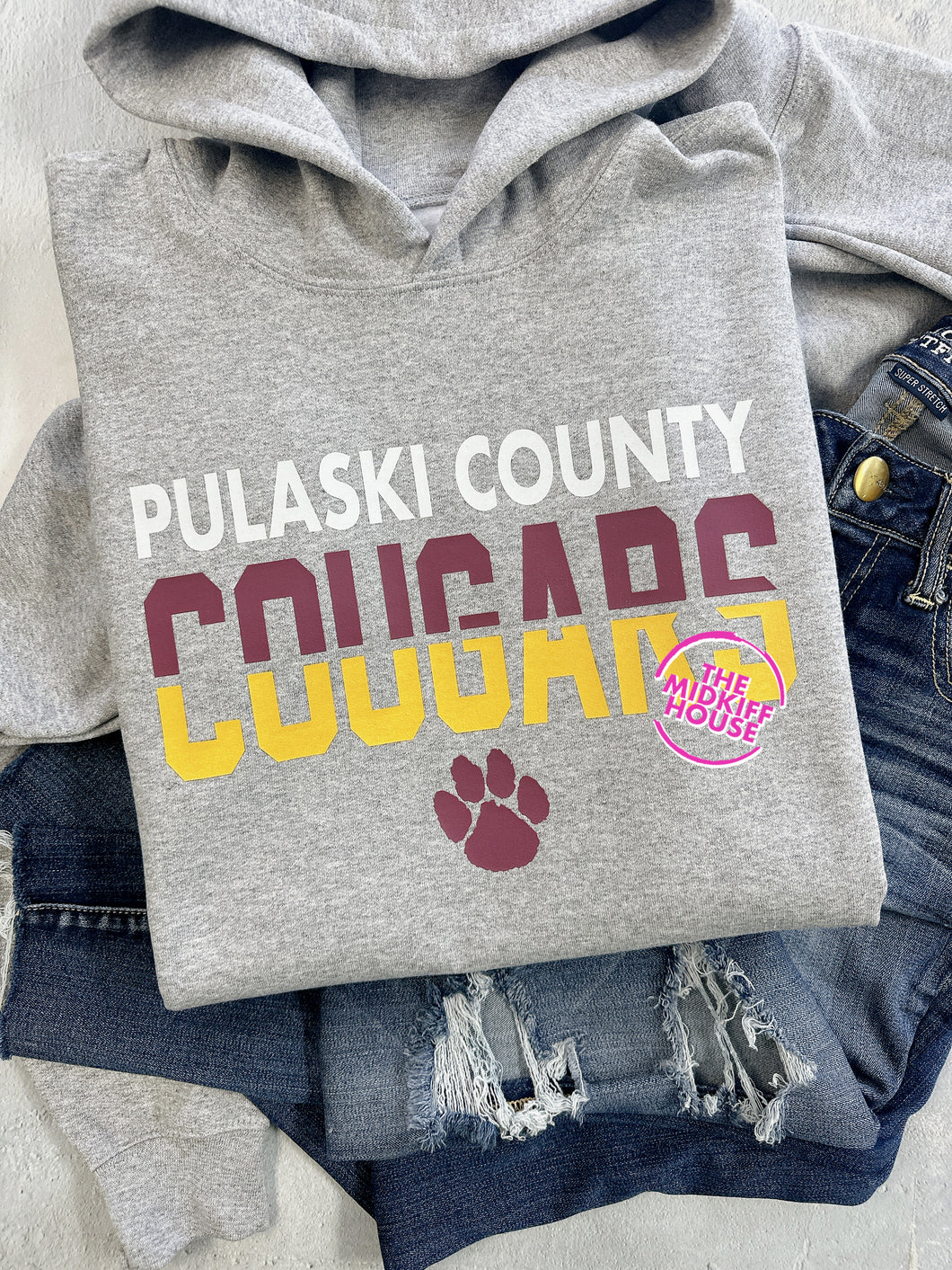 COUGARS SPLIT HOODIE