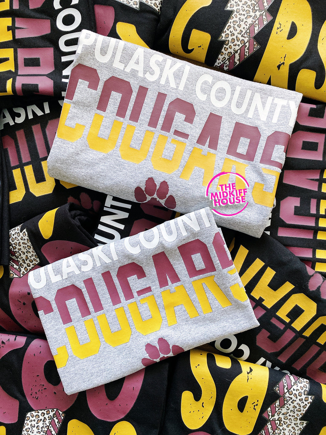 SALE! COUGARS SPLIT TEE