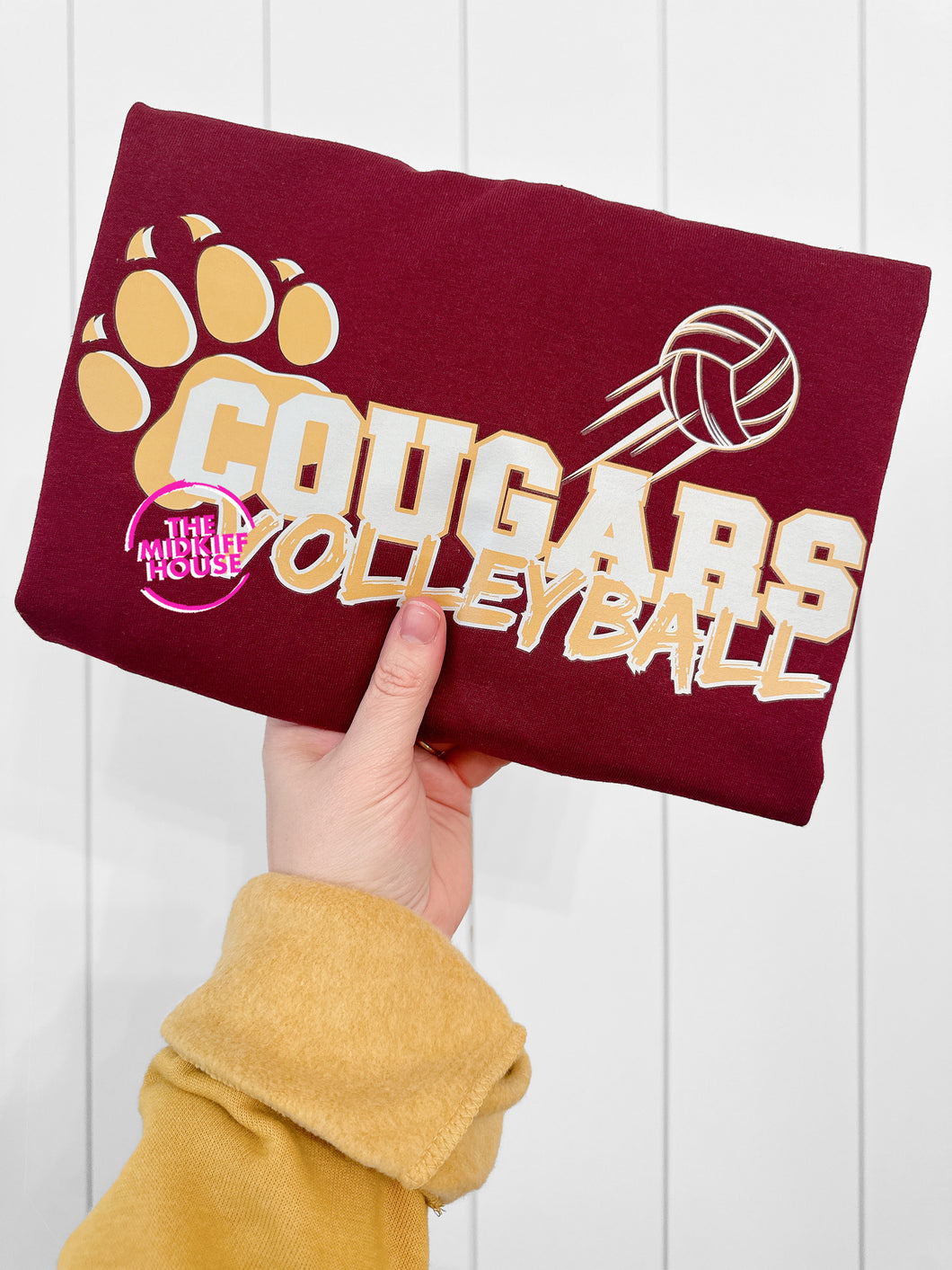 COUGARS VOLLEYBALL TEAM LONG SLV (CLEARANCE)