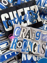 Load image into Gallery viewer, ROCKETS SCRAPBOOK TEE
