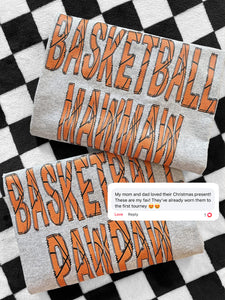 BASKETBALL ALPHA CUSTOM NAME TEE