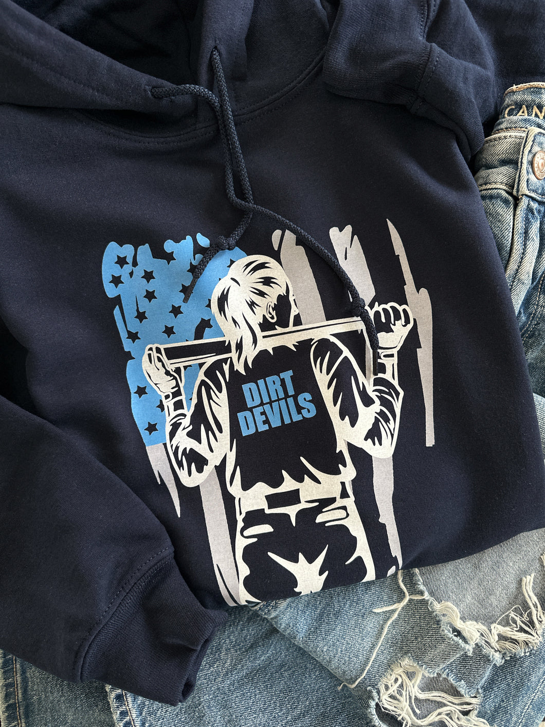 DIRT DEVILS PLAYER FLAG HOODIE