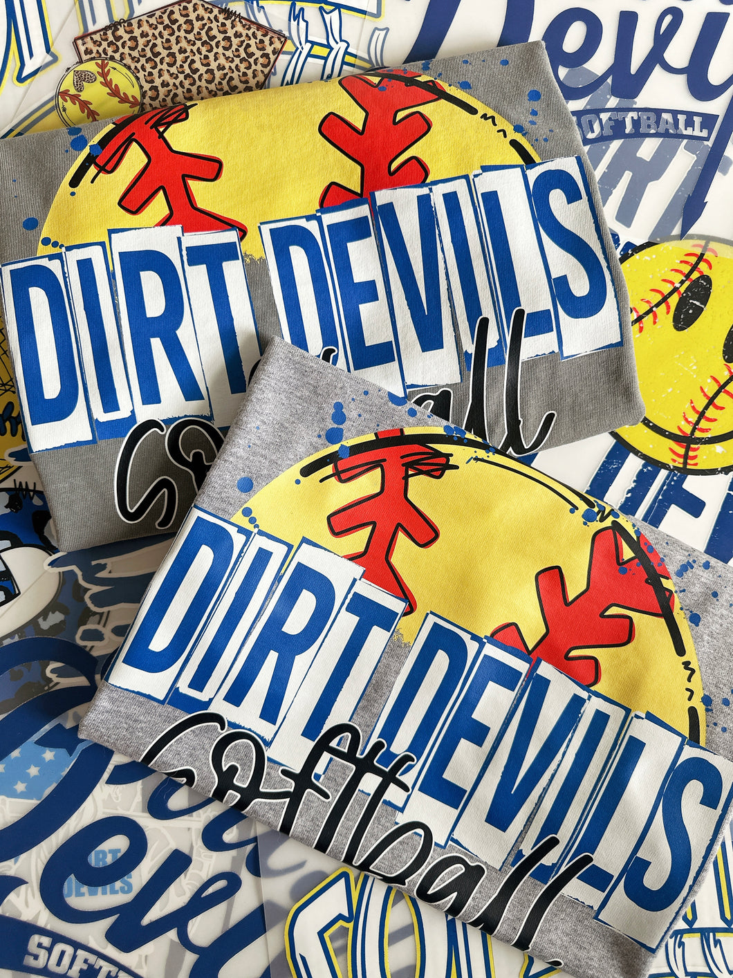 DIRT DEVILS SOFTBALL SKETCH TEE