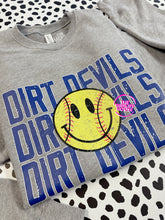 Load image into Gallery viewer, DIRT DEVILS RETRO SMILE CREWNECK
