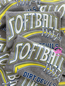 SALE! DIRT DEVILS STITCHES TEE
