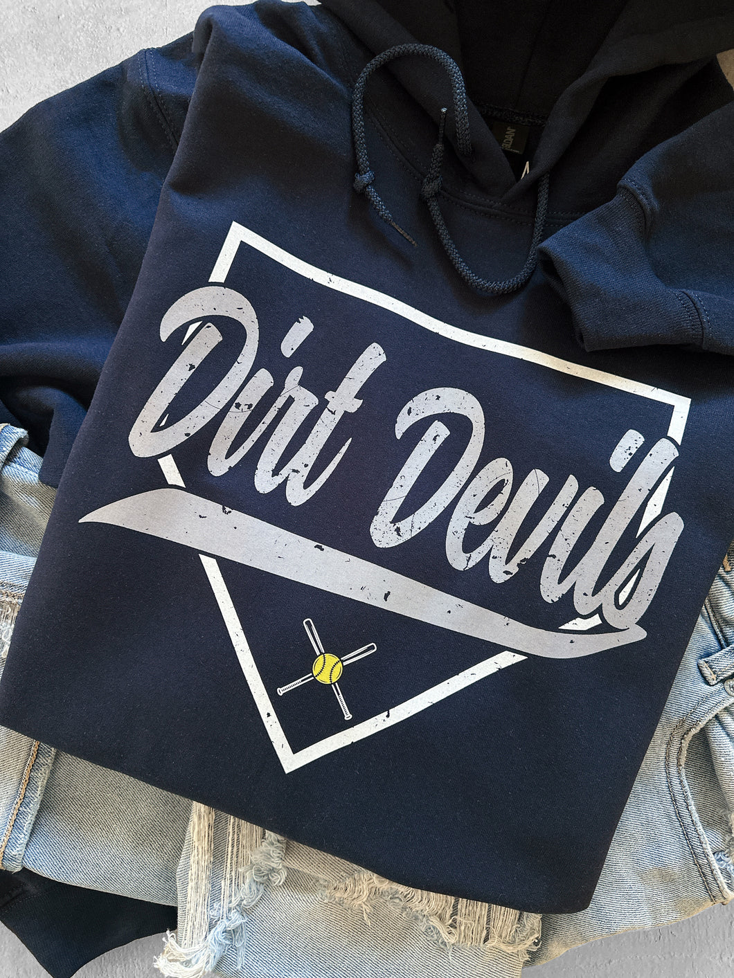 DIRT DEVILS VINTAGE PLATE HOODIE