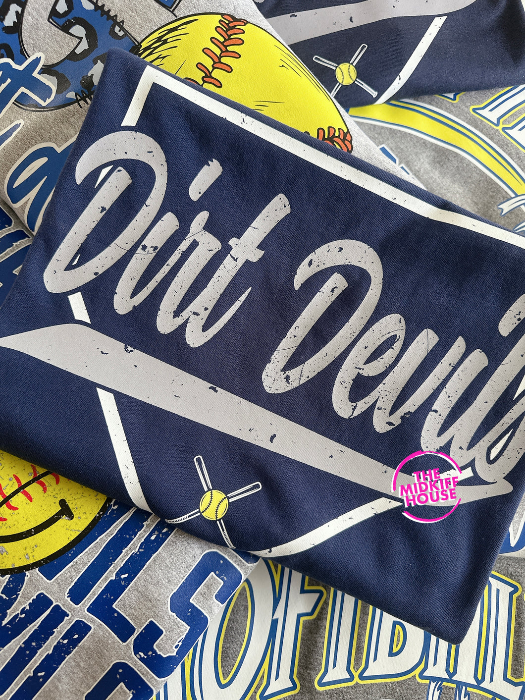 DIRT DEVILS VINTAGE PLATE TEE