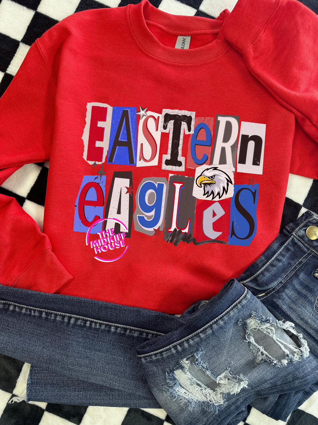 EASTERN SCRAPBOOK CREWNECK