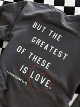 Load image into Gallery viewer, FAITH HOPE LOVE CREWNECK
