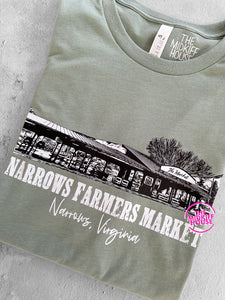 NARROWS FARMERS MARKET TEE (CLEARANCE)