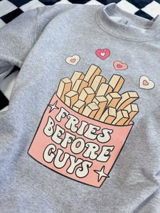 FRIES BEFORE GUYS CREWNECK