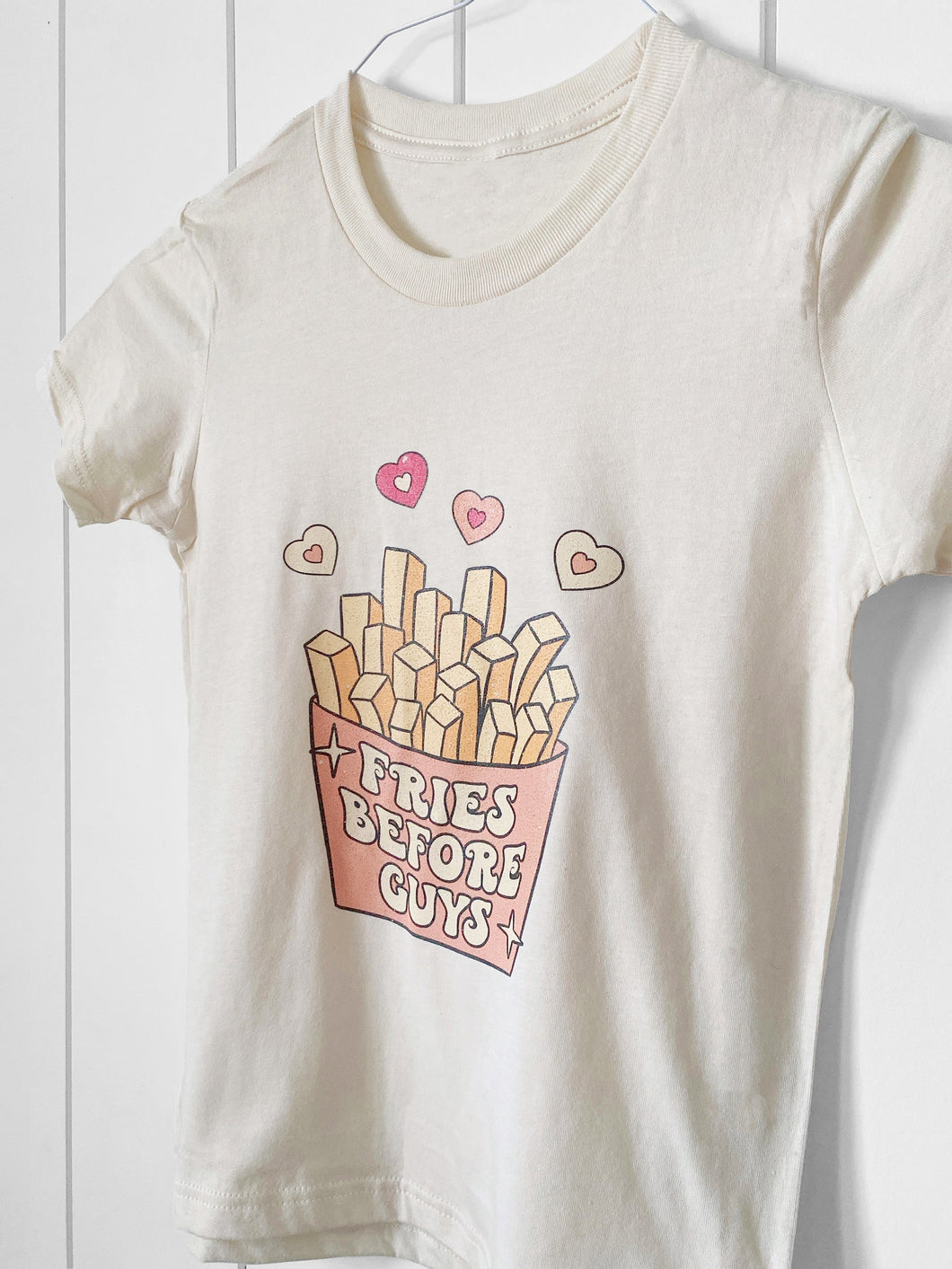 FRIES BEFORE GUYS TEE