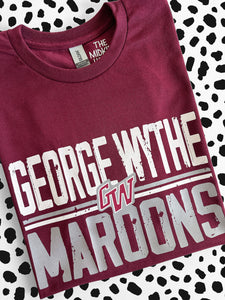 MAROONS RETRO BLOCK TEE