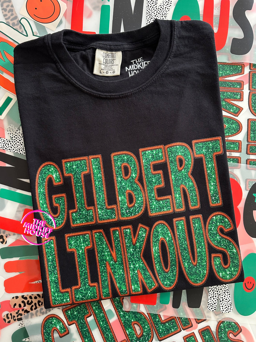 GILBERT LINKOUS FAUX SPARKLE TEE