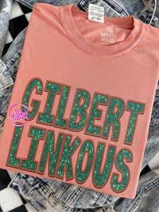 GILBERT LINKOUS FAUX SPARKLE TEE