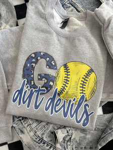 GO DIRT DEVILS CREWNECK