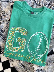 SALE! GO LEOPARD FOOTBALL TEE