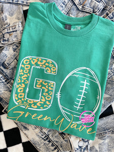 SALE! GO LEOPARD FOOTBALL TEE