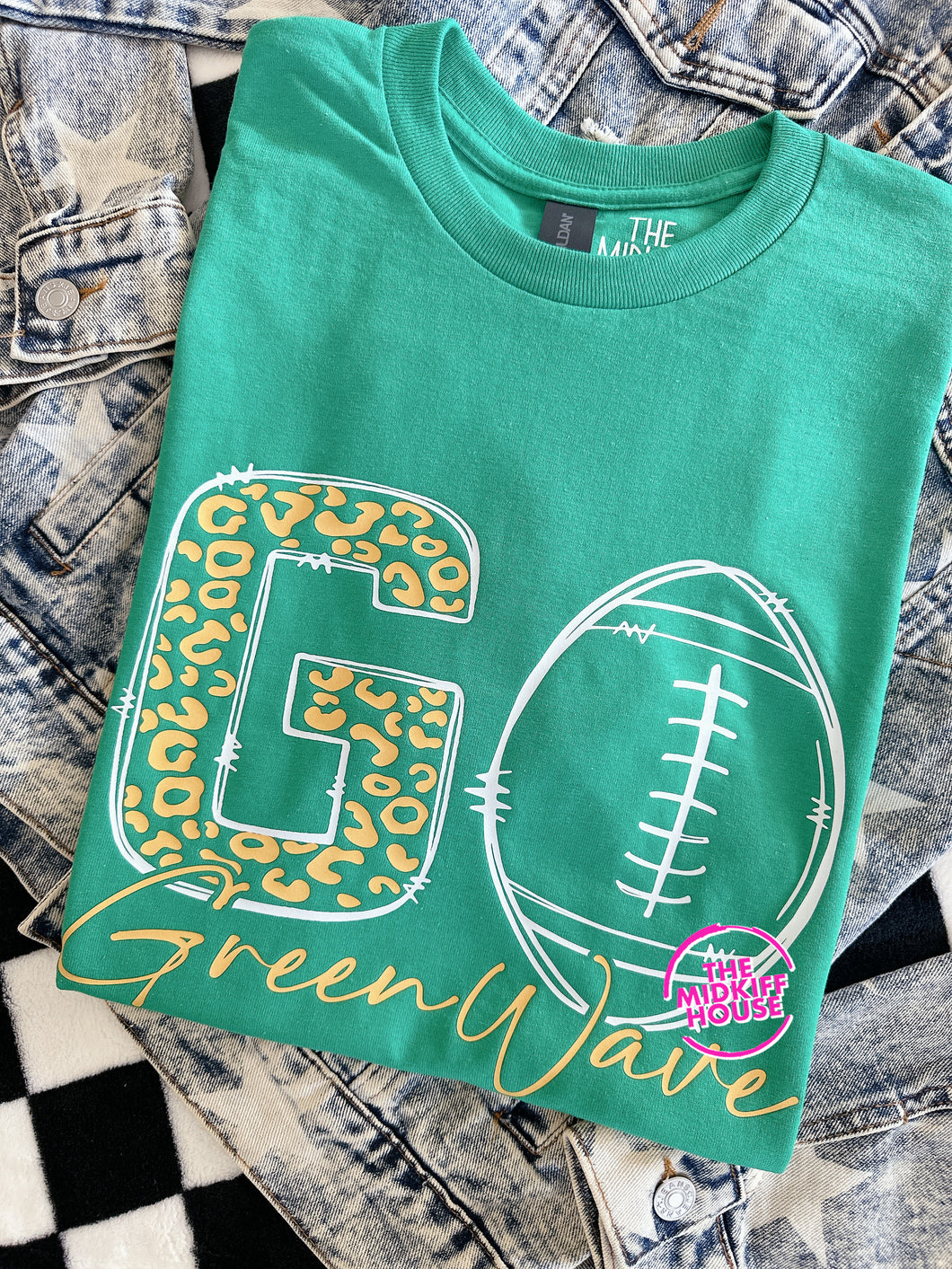 SALE! GO LEOPARD FOOTBALL TEE