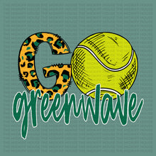 Load image into Gallery viewer, GO GREEN WAVE TENNIS TEE
