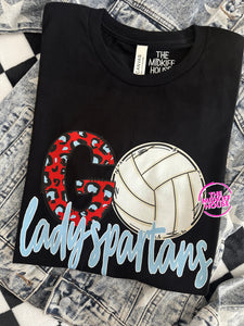 GO LADY SPARTANS VOLLEYBALL TEE
