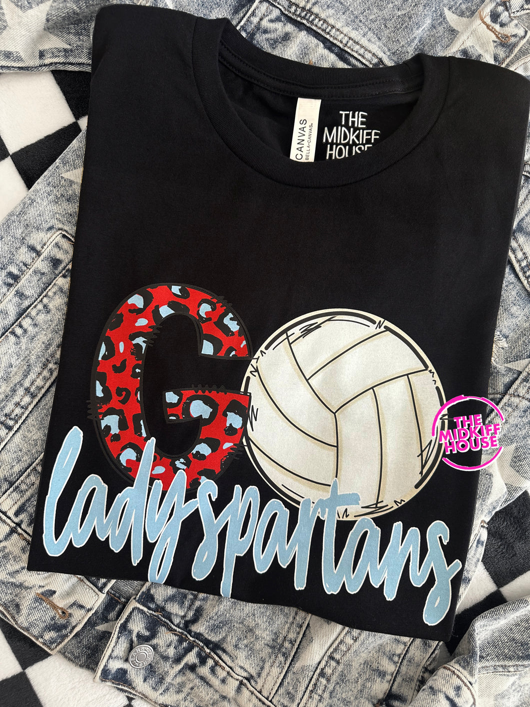 GO LADY SPARTANS VOLLEYBALL TEE