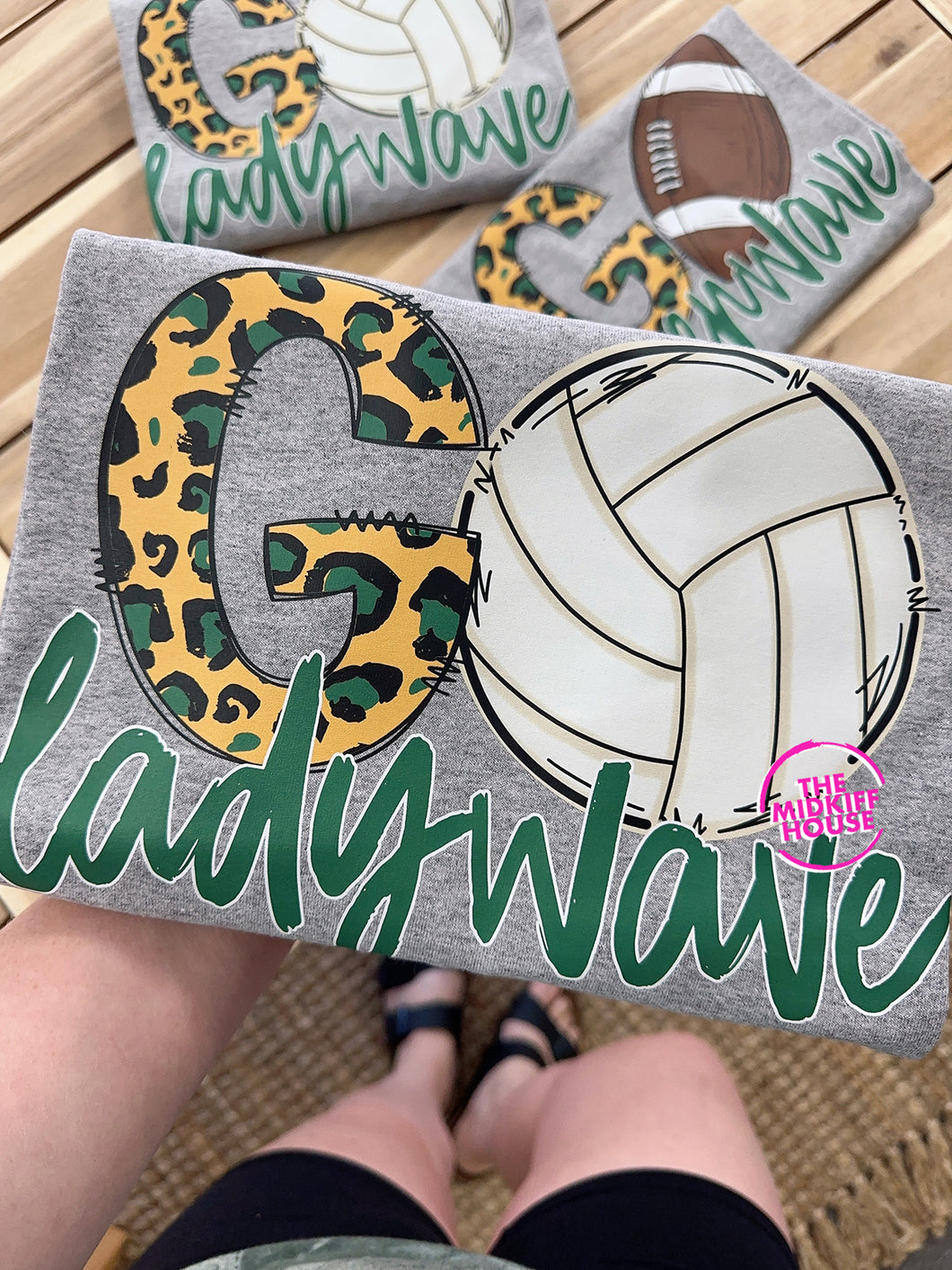 GO LADY WAVE VOLLEYBALL TEE