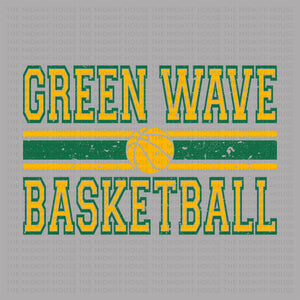 SALE! GREEN WAVE ON THE LINE CREWNECK