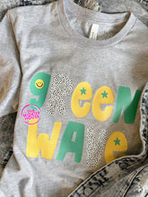 Load image into Gallery viewer, GREEN WAVE LITTLE CUTIE TEE
