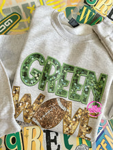 Load image into Gallery viewer, FOOTBALL FAUX SEQUINS CREWNECK
