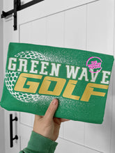Load image into Gallery viewer, GREEN WAVE GOLF SPRAY CREWNECK
