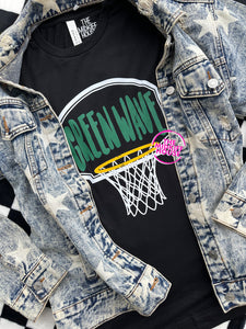 GREEN WAVE NET TEE